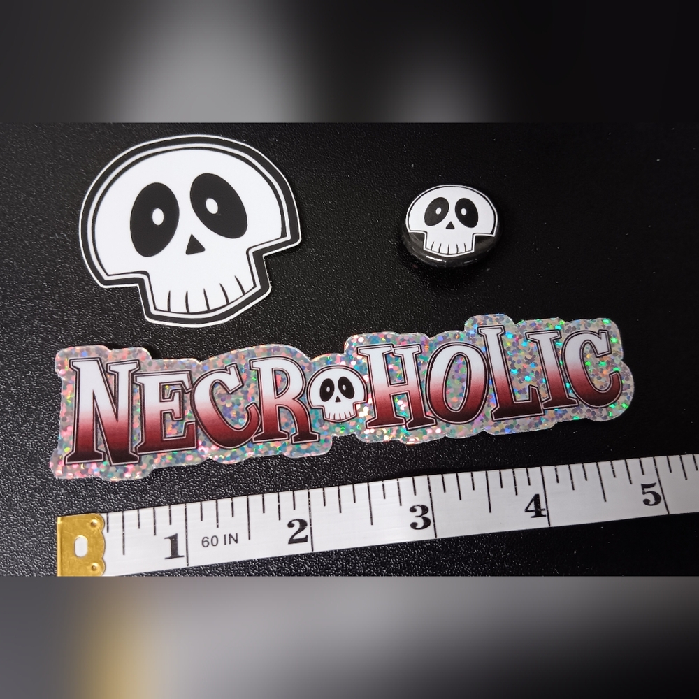 Necroholic Bundle - Stickers & Brooch (NEW)